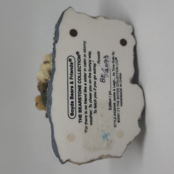 Boyds Bears Sisters Figurine in Pink and Green - Picture 10 of 14